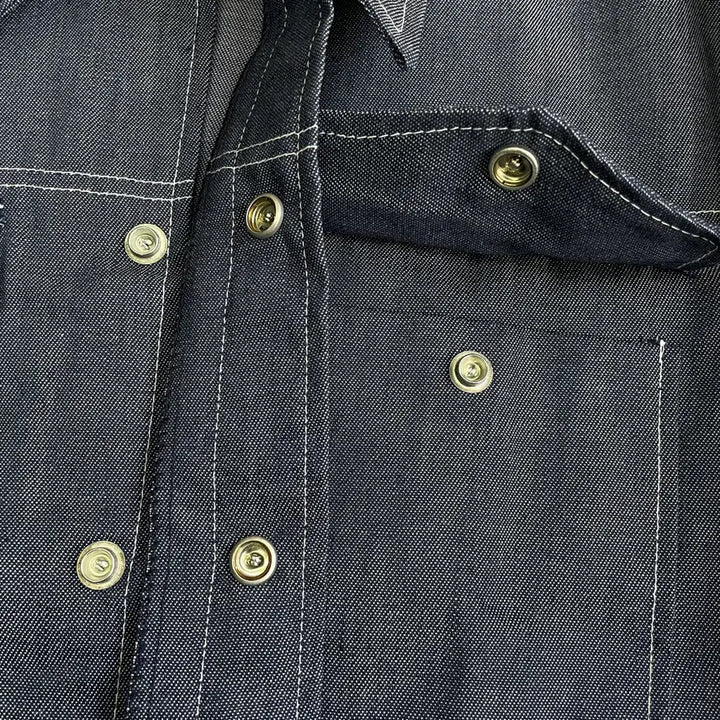 [BUNJANG] Champion Spark Plug Denim Jacket / [L] 70s 데드스탁 챔피온 스파크 플러스 데님 자켓 champion