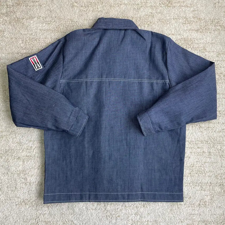[BUNJANG] Champion Spark Plug Denim Jacket / [L] 70s 데드스탁 챔피온 스파크 플러스 데님 자켓 champion