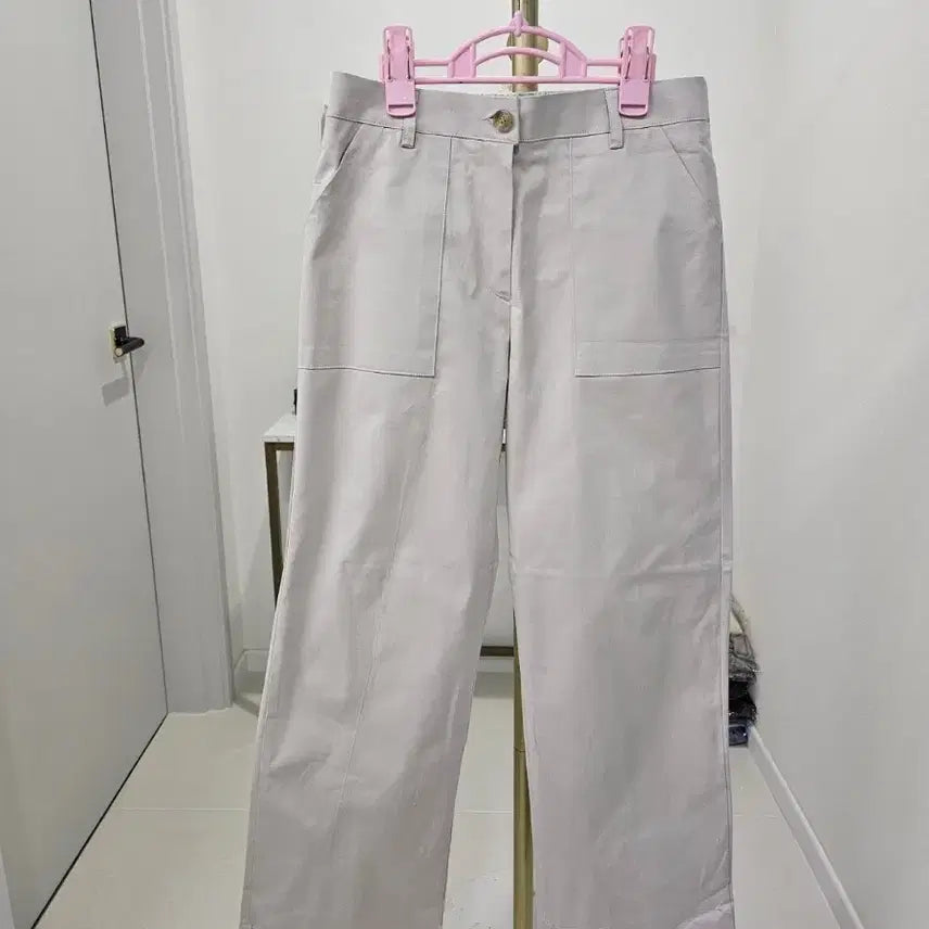 [BUNJANG] Unbranded Wide Pocket Cotton Pants / 사방스판 와이드 포켓 면바지 사이즈택1