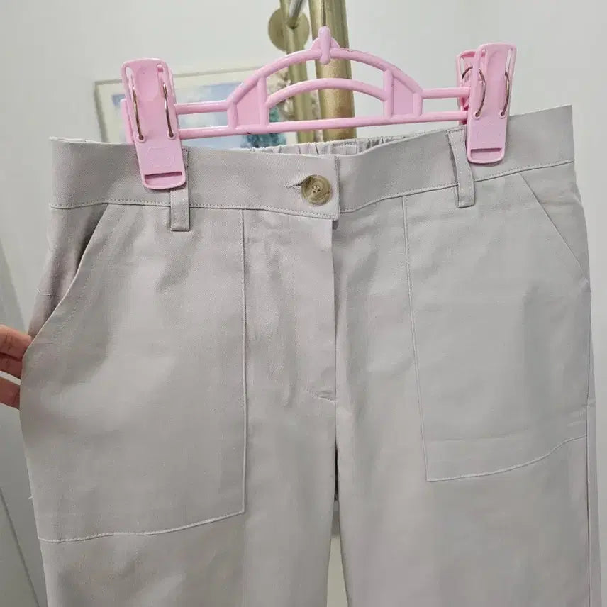 [BUNJANG] Unbranded Wide Pocket Cotton Pants / 사방스판 와이드 포켓 면바지 사이즈택1