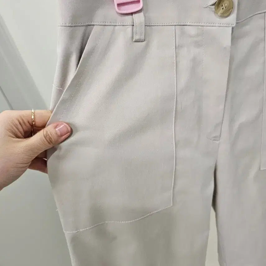 [BUNJANG] Unbranded Wide Pocket Cotton Pants / 사방스판 와이드 포켓 면바지 사이즈택1