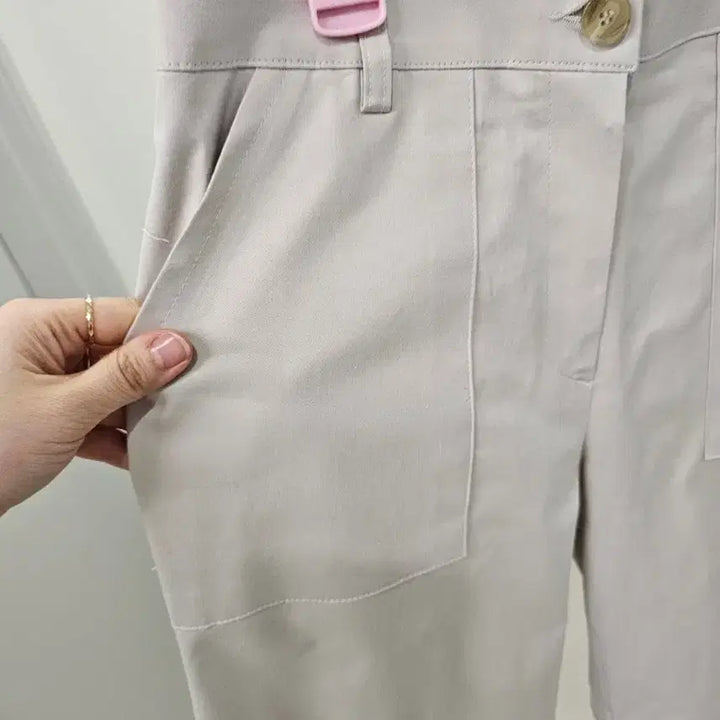 [BUNJANG] Unbranded Wide Pocket Cotton Pants / 사방스판 와이드 포켓 면바지 사이즈택1