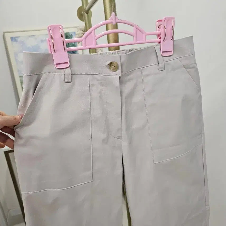 [BUNJANG] Unbranded Wide Pocket Cotton Pants / 사방스판 와이드 포켓 면바지 사이즈택1