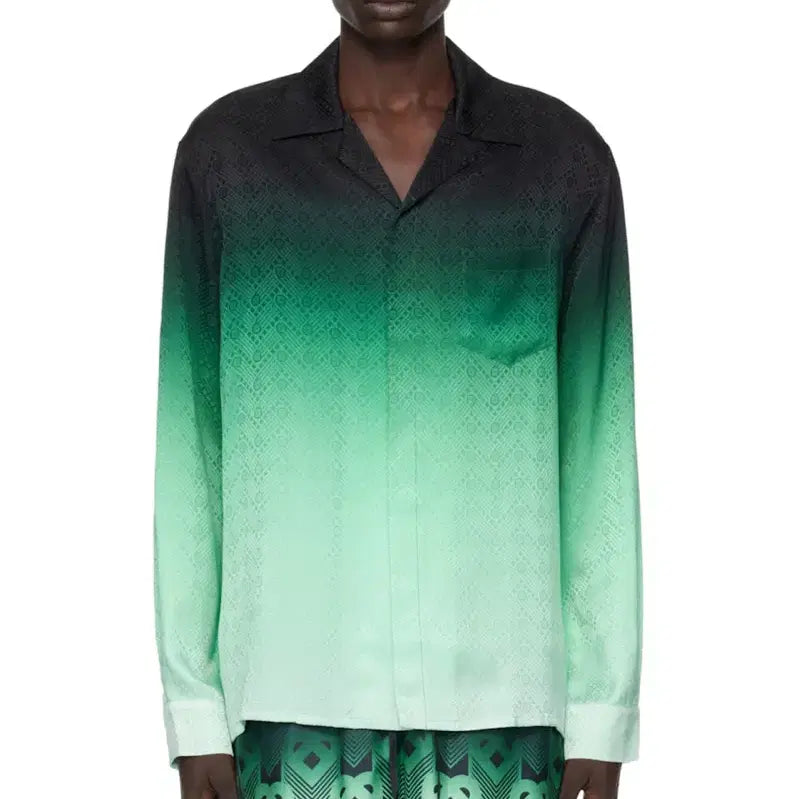 [BUNJANG] Casablanca Gradient Silk Shirt / 카사블랑카 그라데이션 실크 셔츠