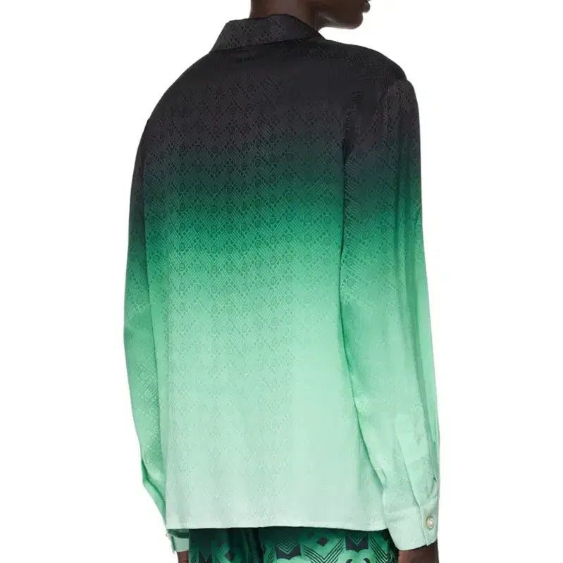 [BUNJANG] Casablanca Gradient Silk Shirt / 카사블랑카 그라데이션 실크 셔츠