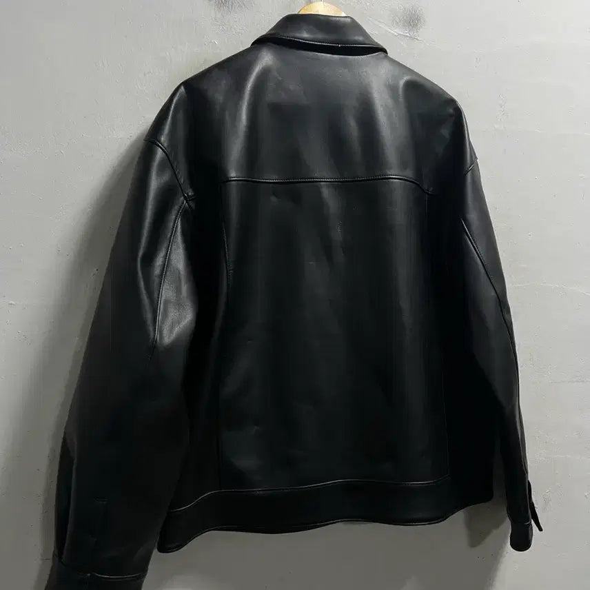 [BUNJANG] STCO Leather Jacket / 105 STCO 루즈핏 레더 가죽자켓 정품