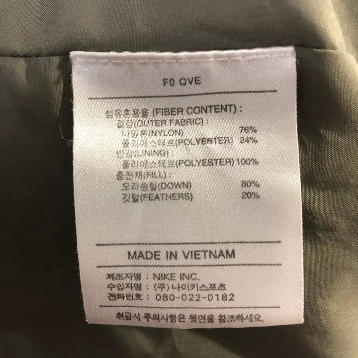 [BUNJANG] Nike Duck Down Padded Jacket (XL) / 올드 나이키 덕다운 패딩(XL 105사이즈)