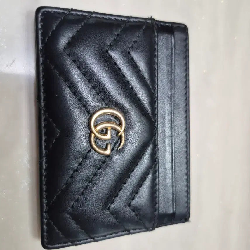 [BUNJANG] Gucci Marmont Card Wallet Black / 구찌 마몬트 카드 지갑