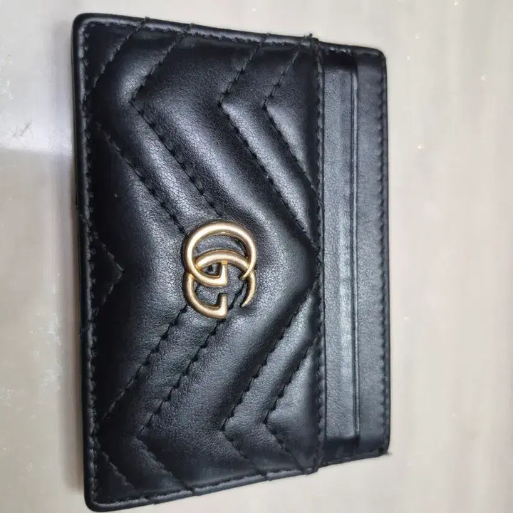 [BUNJANG] Gucci Marmont Card Wallet Black / 구찌 마몬트 카드 지갑