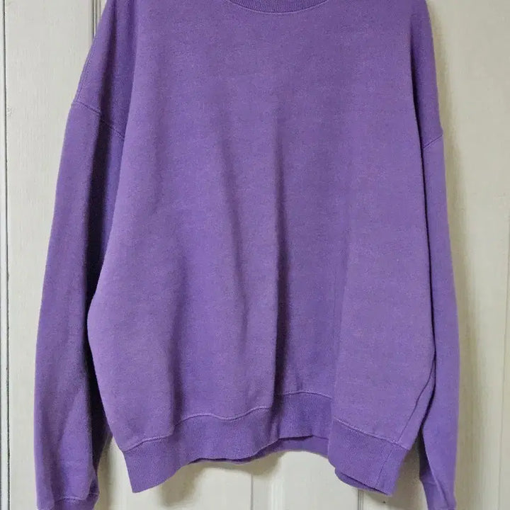 [BUNJANG] SPAO Purple Sweatshirt T-shirt / 스파오 퍼플 맨투맨 티셔츠