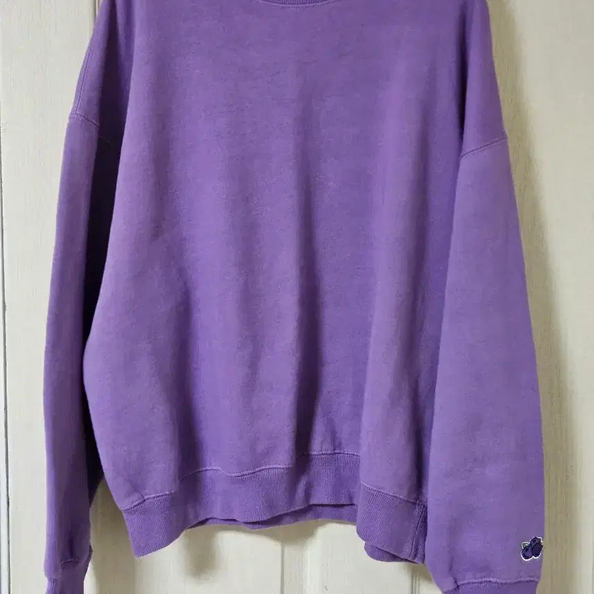 [BUNJANG] SPAO Purple Sweatshirt T-shirt / 스파오 퍼플 맨투맨 티셔츠