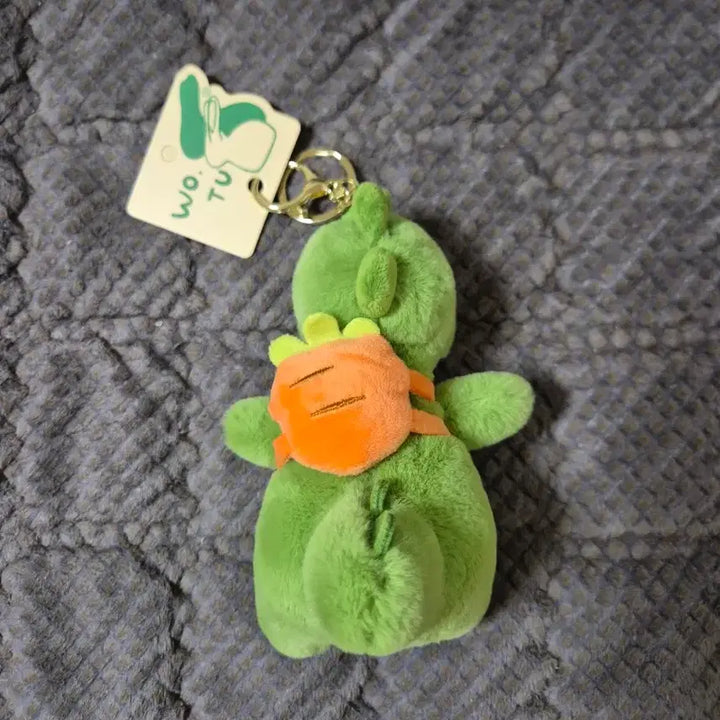 [BUNJANG] Dinosaur Doll Keyring - Green New / 공룡 인형 키링 녹색 새상품