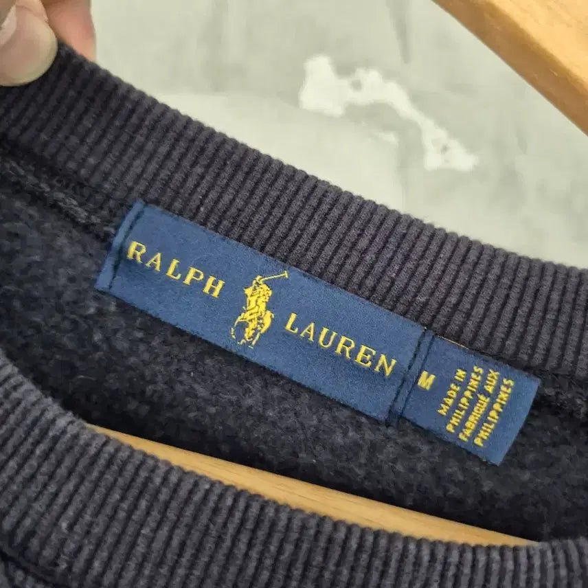[BUNJANG] Polo Ralph Lauren Navy Crewneck Sweatshirt / 폴로 랄프로렌 네이비 맨투맨 티셔츠 m