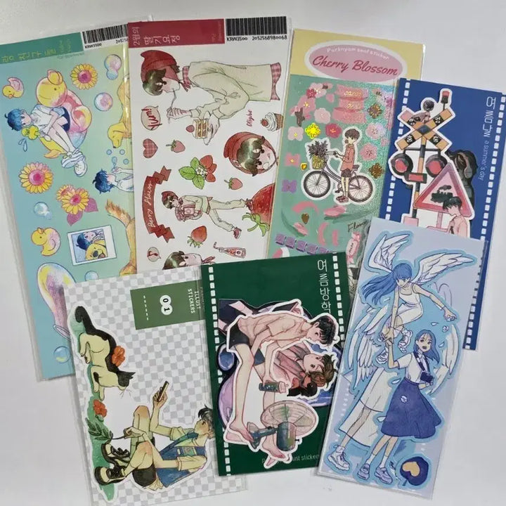 [BUNJANG] Park Nyam Seal Sticker Set / 박냠님 다꾸 인물스티커 씰스티커 조각스티커