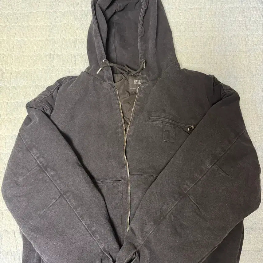 [BUNJANG] Dimitri Black 2-way Detroit Padded Jacket / 디미트리 블랙 2way 디트로이트 패딩 자켓 블랙