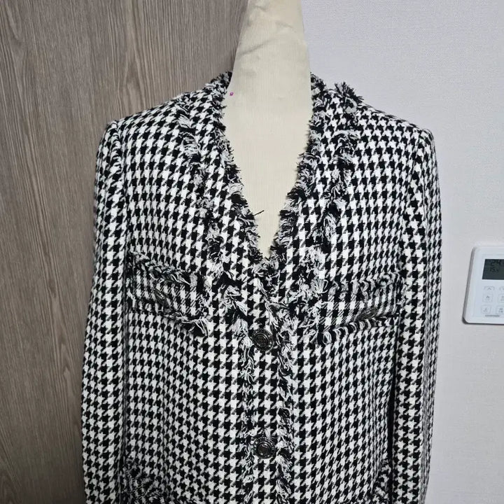 [BUNJANG] DOHO Houndstooth Check Tweed Jacket / DOHO 도호 하운드투스 체크 트위드 자켓