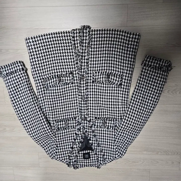 [BUNJANG] DOHO Houndstooth Check Tweed Jacket / DOHO 도호 하운드투스 체크 트위드 자켓