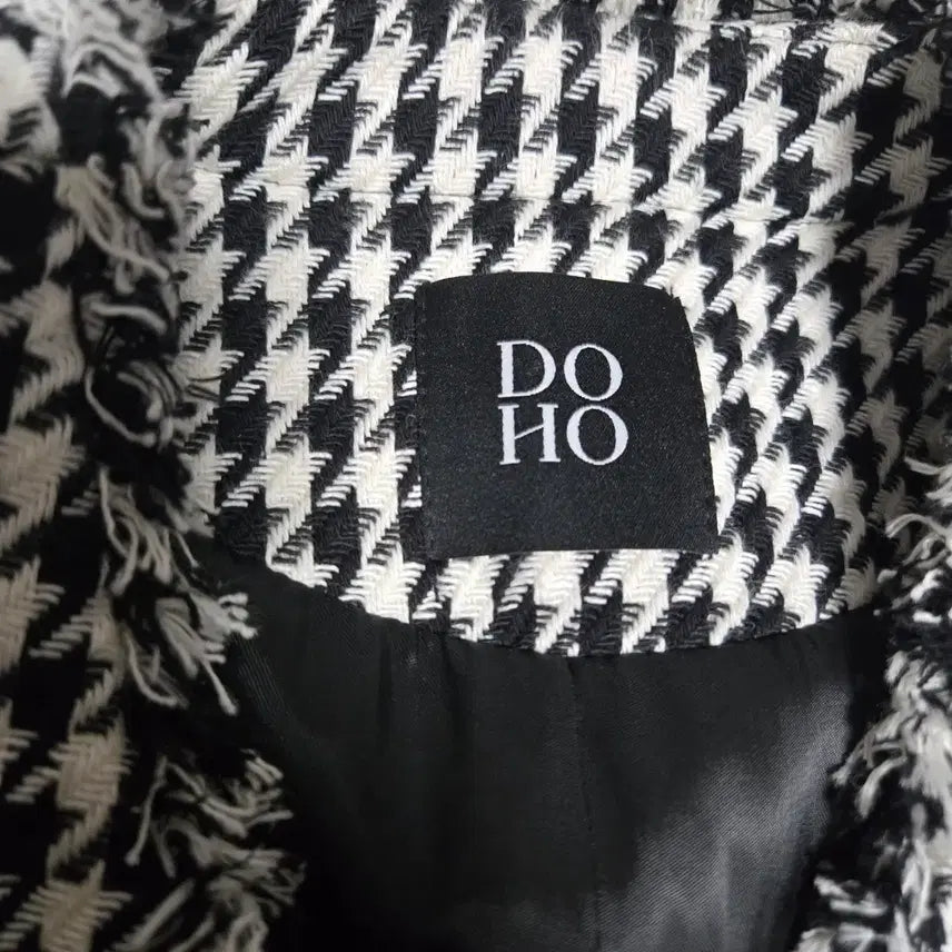 [BUNJANG] DOHO Houndstooth Check Tweed Jacket / DOHO 도호 하운드투스 체크 트위드 자켓