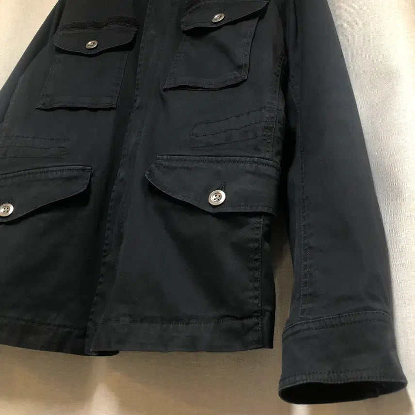 [BUNJANG] Diesel M86 Military Field Jacket (Hidden Hood) - Black L / 디젤 M86 밀리터리 필드자켓 히든후드 블랙 L