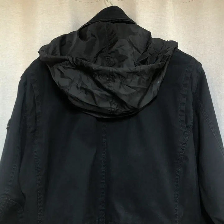 [BUNJANG] Diesel M86 Military Field Jacket (Hidden Hood) - Black L / 디젤 M86 밀리터리 필드자켓 히든후드 블랙 L