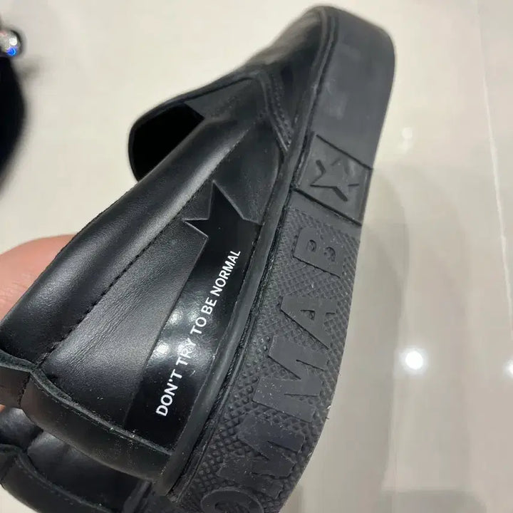 [BUNJANG] Supercomma B Black Slip-on Shoes Size 36 / 슈퍼콤마비 블랙 슬립온 36사이즈