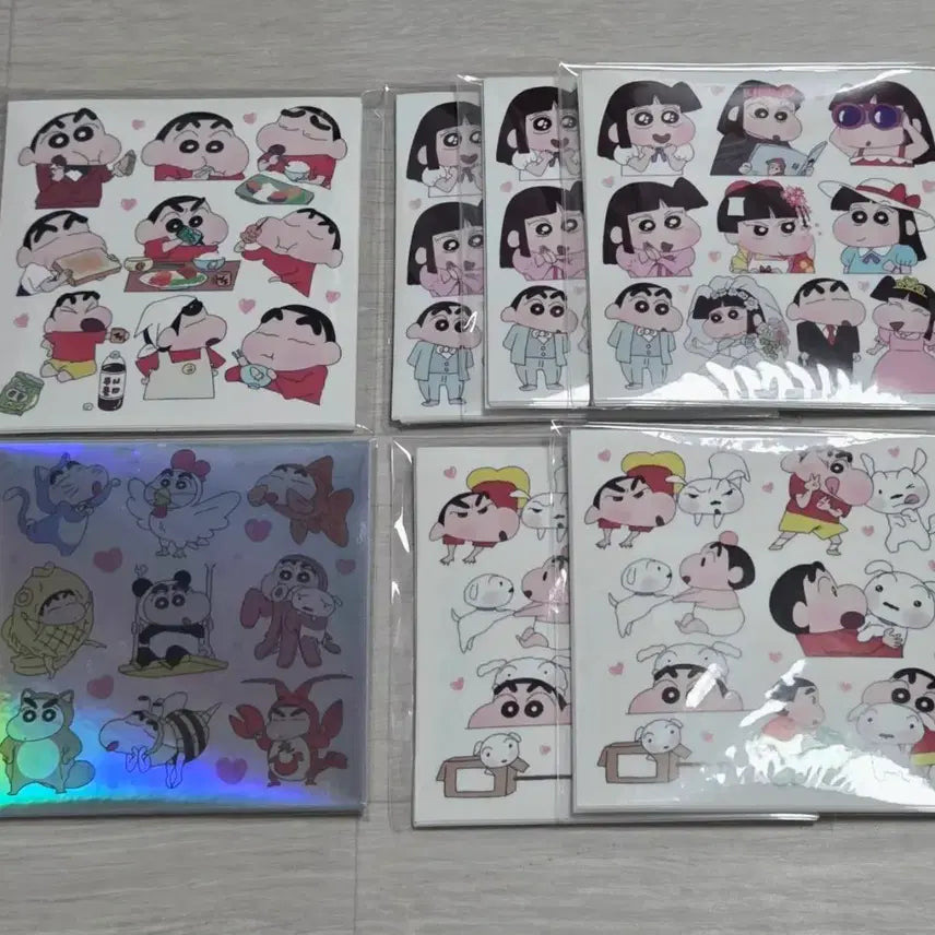 [BUNJANG] Crayon Shin-chan Sticker Bundle Set / [70장 일괄] 짱구 인스 처분 수지흰둥이짱구는못말려 포용다꾸덩어리