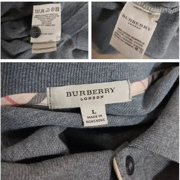 [BUNJANG] Burberry Polo Shirt (L) / 남성 버버리 반팔 카라 폴로티셔츠 (L)