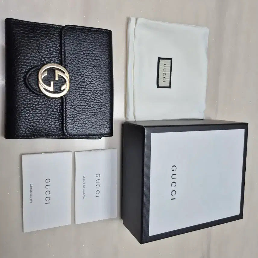 [BUNJANG] Gucci Interlocking Bifold Wallet / 구찌인터로킹반지갑