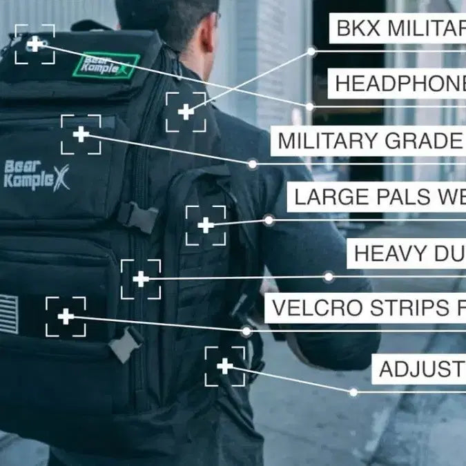 [BUNJANG] Bear Komplex Military Backpack / 베어 컴플렉스 밀리터리 백팩 Bear Komplex military