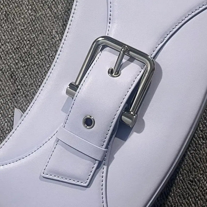 [BUNJANG] Osoi Belted Brocle Small Pale Blue / 오소이 BELTED BROCLE_SMALL_PALE BLUE