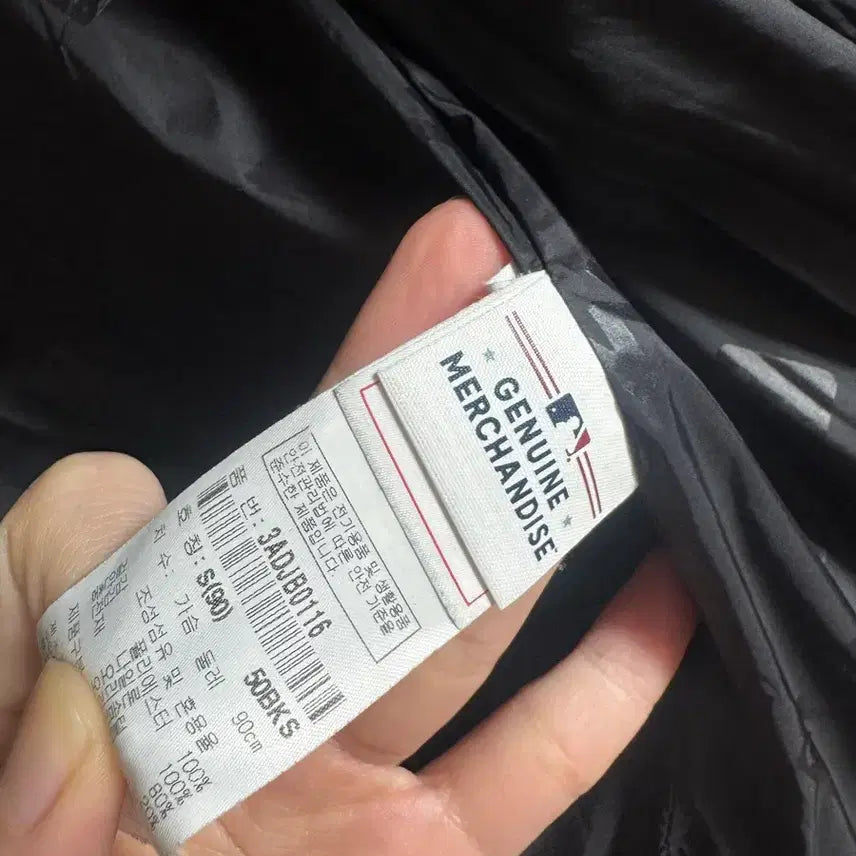 [BUNJANG] MLB Logo Duck Down Short Padded Jacket / 엠엘비 mlb 로고 덕다운 숏패딩