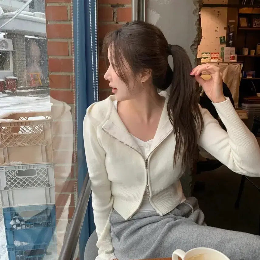 [BUNJANG] Lilykots Breeze Hooded Zip-up / 릴리코츠 브리즈 후드집업 새상품