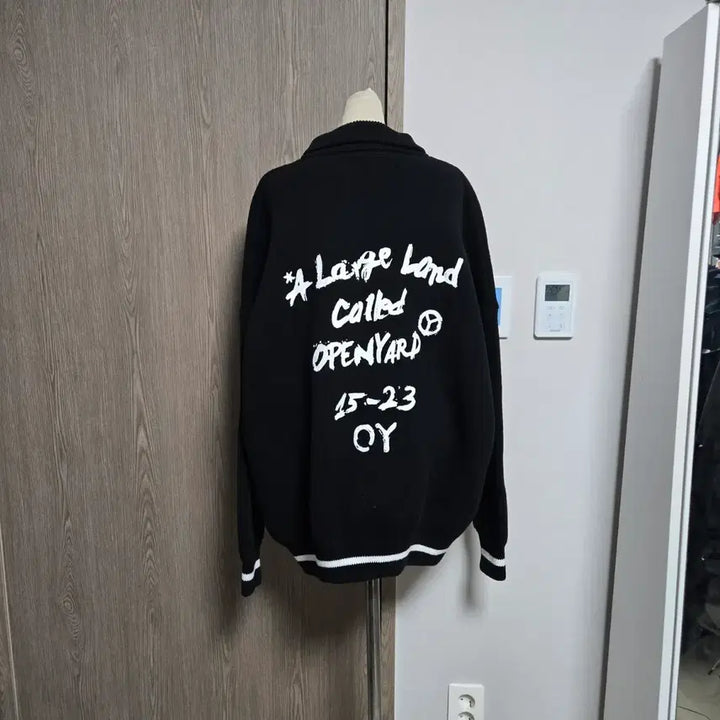 [BUNJANG] OY OPENYARD Black Knit Oversized Sweater / OY OPENYARD 오와이 블랙 니트 오버핏