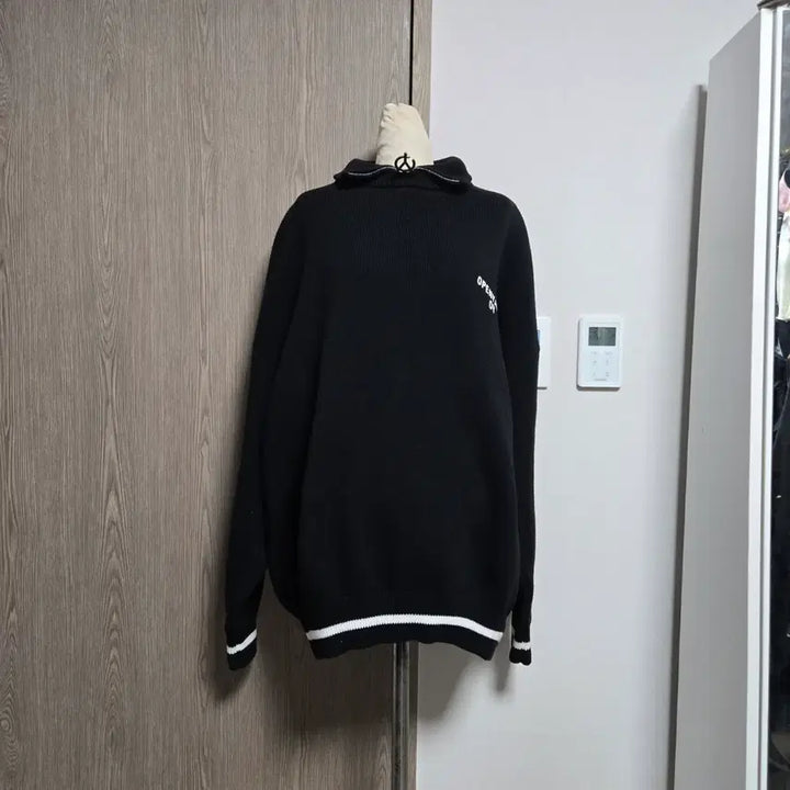 [BUNJANG] OY OPENYARD Black Knit Oversized Sweater / OY OPENYARD 오와이 블랙 니트 오버핏