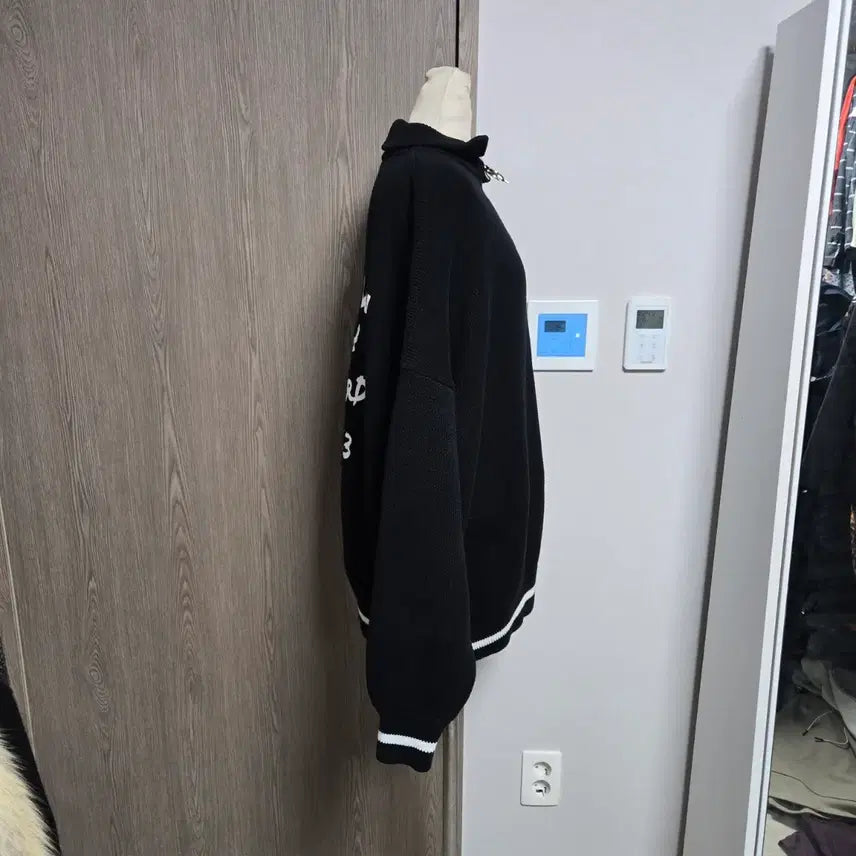[BUNJANG] OY OPENYARD Black Knit Oversized Sweater / OY OPENYARD 오와이 블랙 니트 오버핏