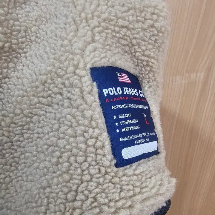 [BUNJANG] Polo Ralph Lauren Polo Jeans Brown Fleece Jacket / [110]정품 폴로 랄프로렌 폴로 진스 브라운 뽀글이 양털 후리스  L