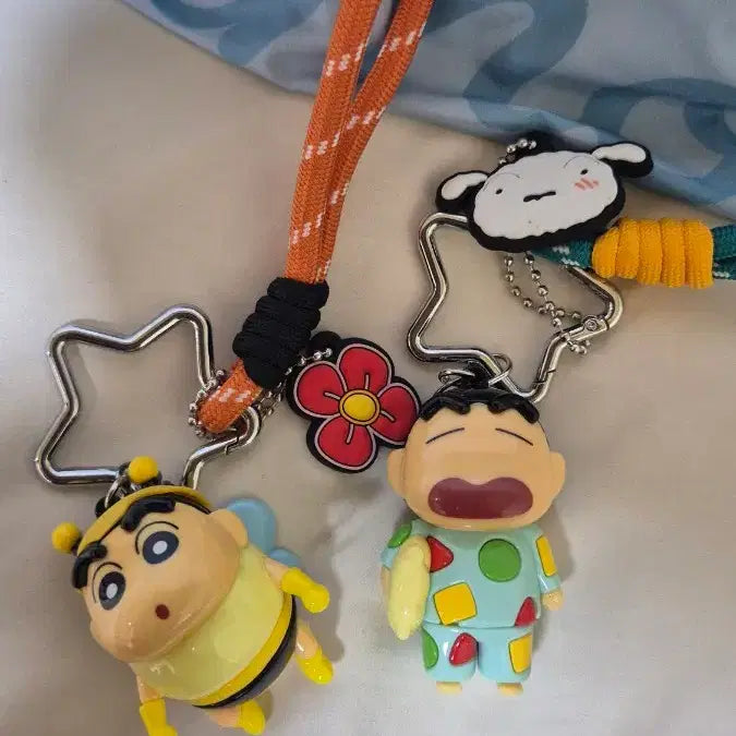 [BUNJANG] Honey Pajama Crayon Shin-chan Keyring / 벌꿀짱구 키링 잠옷짱구 키링