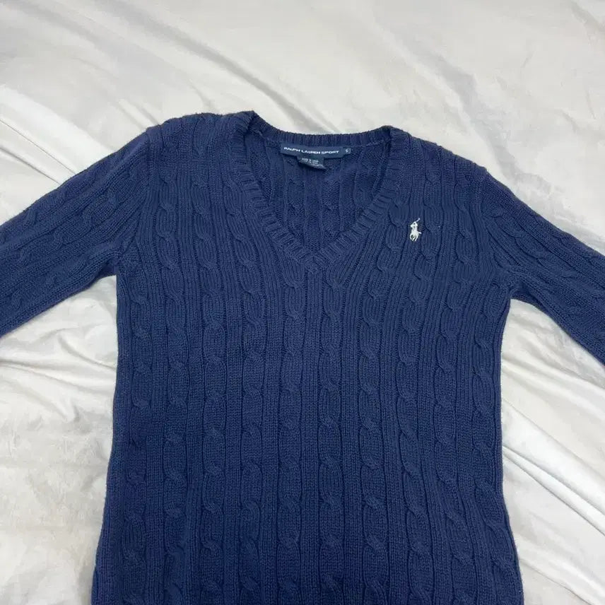 [BUNJANG] Ralph Lauren V-Neck Knit Sweater / 랄프로렌 브이넥 니트s