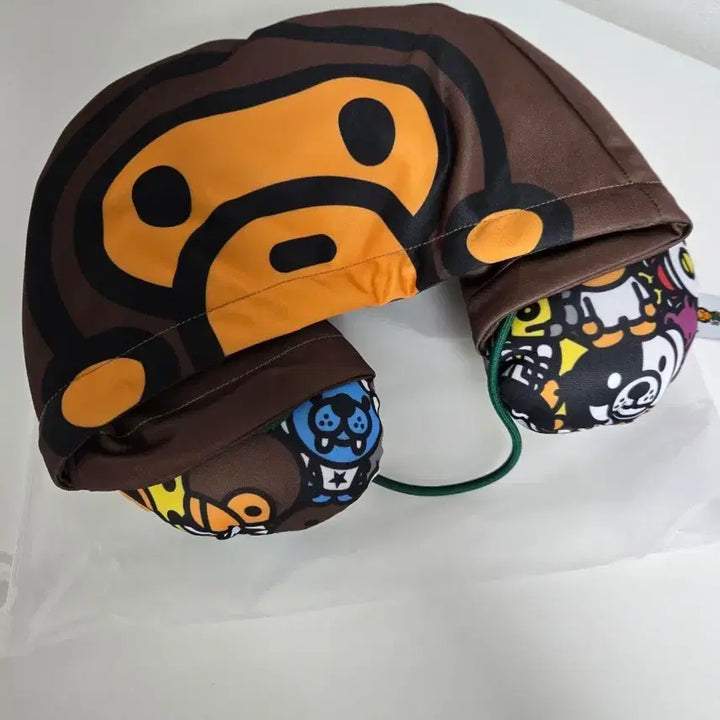 [SOLD OUT] 베이프 BAPE 캐릭터 목베개 브라운