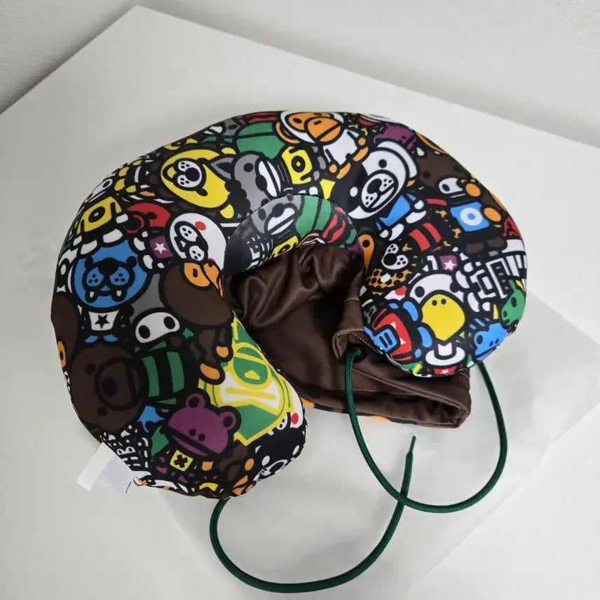 [SOLD OUT] 베이프 BAPE 캐릭터 목베개 브라운