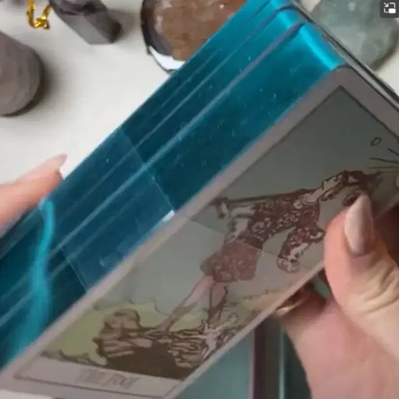 [BUNJANG] Pastel Rider Tarot Card Blue Edge Case (Old Version) / [단 한개] 파스텔라이더 타로카드 블루엣지 케이스 구버전