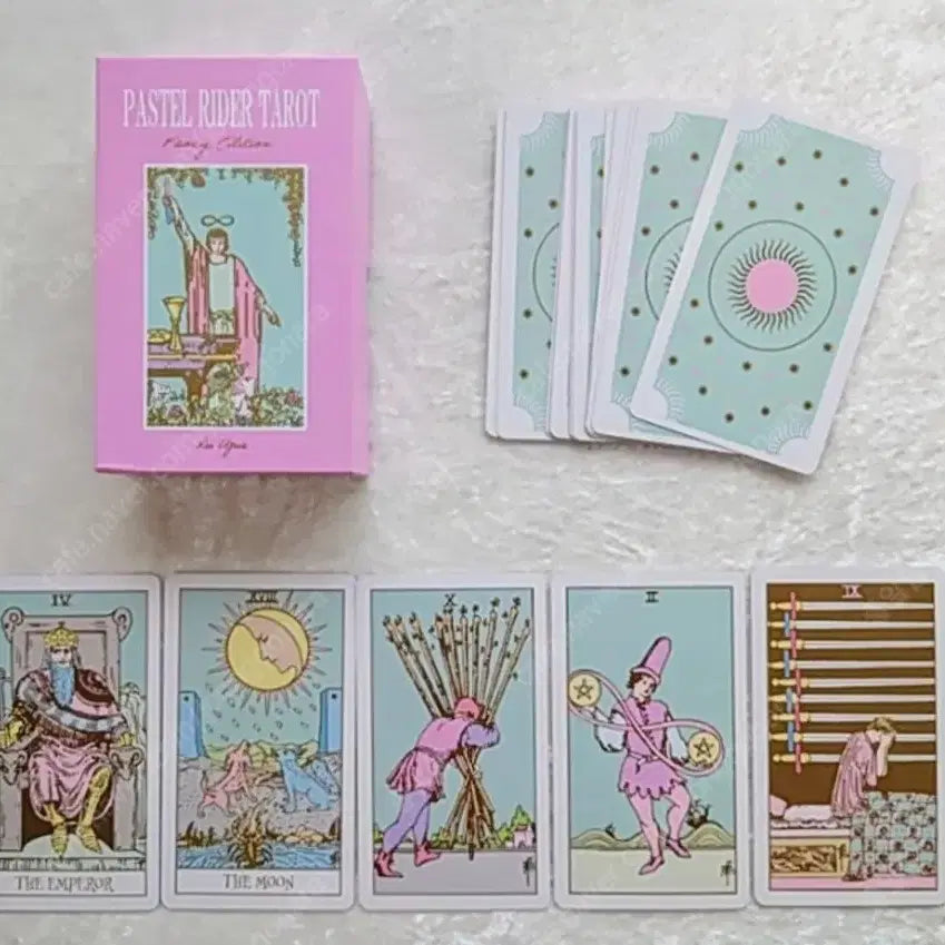 [BUNJANG] Pastel Rider Tarot Card Blue Edge Case (Old Version) / [단 한개] 파스텔라이더 타로카드 블루엣지 케이스 구버전