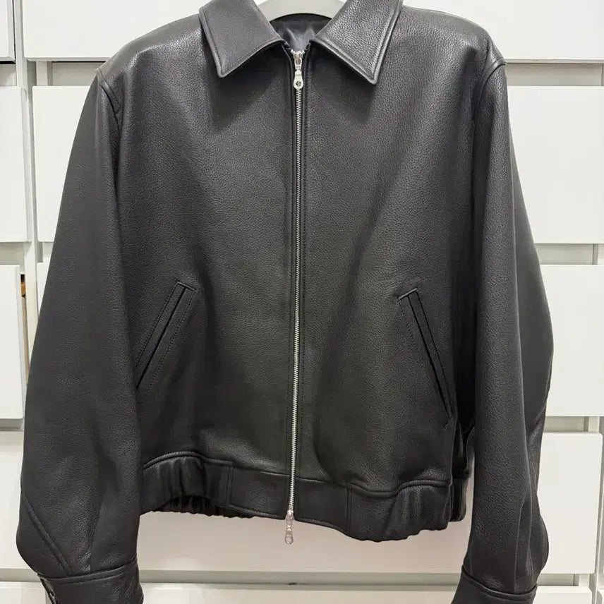 [BUNJANG] Cour Goat Skin Blouson Jacket / [XL] 쿠어 고트스킨 블루종 블랙