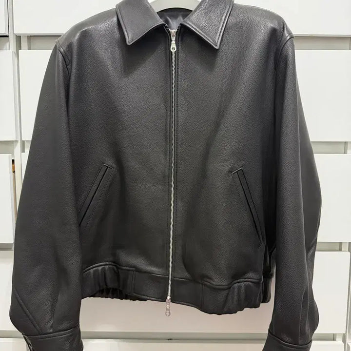 [BUNJANG] Cour Goat Skin Blouson Jacket / [XL] 쿠어 고트스킨 블루종 블랙