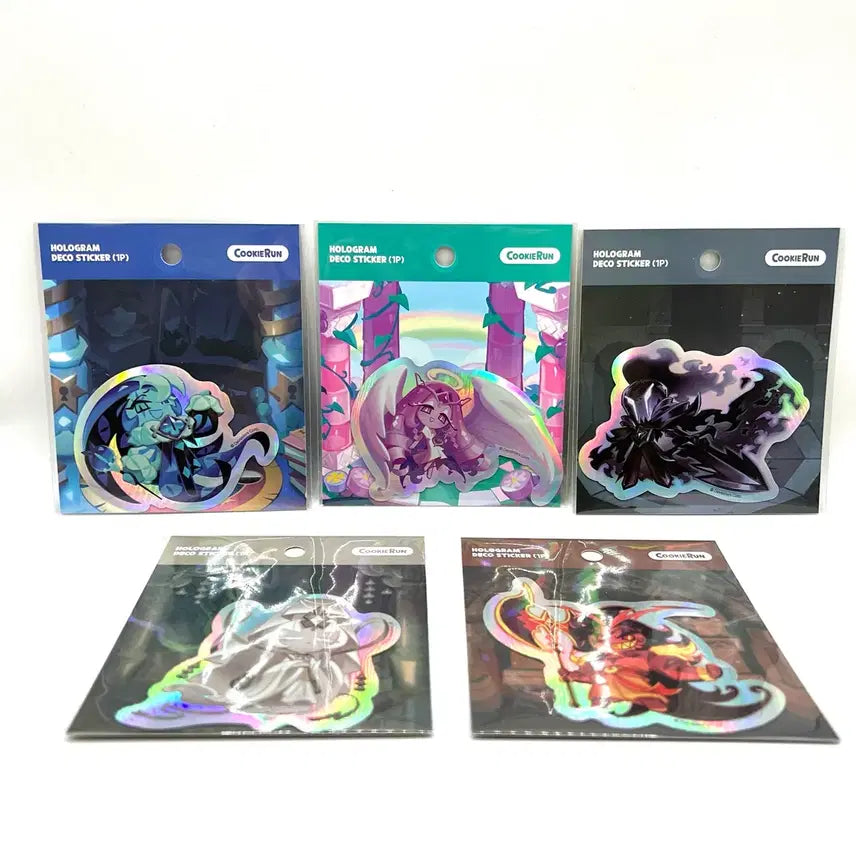 [BUNJANG] Cookie Run Beast Cookie Sticker Bundle / 쿠키런 킹덤 5주년 한정 홀로그램 데코 스티커 쉐밀 사솔 이슈 버닝 미플