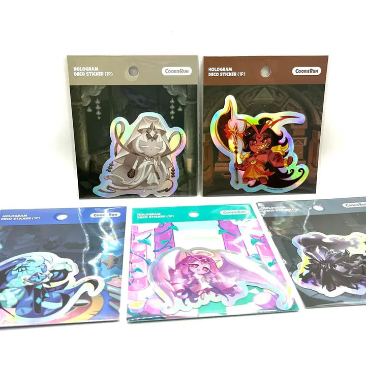 [BUNJANG] Cookie Run Beast Cookie Sticker Bundle / 쿠키런 킹덤 5주년 한정 홀로그램 데코 스티커 쉐밀 사솔 이슈 버닝 미플