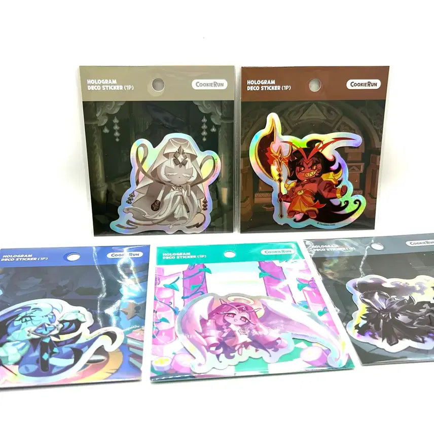 [BUNJANG] Cookie Run Beast Cookie Sticker Bundle / 쿠키런 킹덤 5주년 한정 홀로그램 데코 스티커 쉐밀 사솔 이슈 버닝 미플