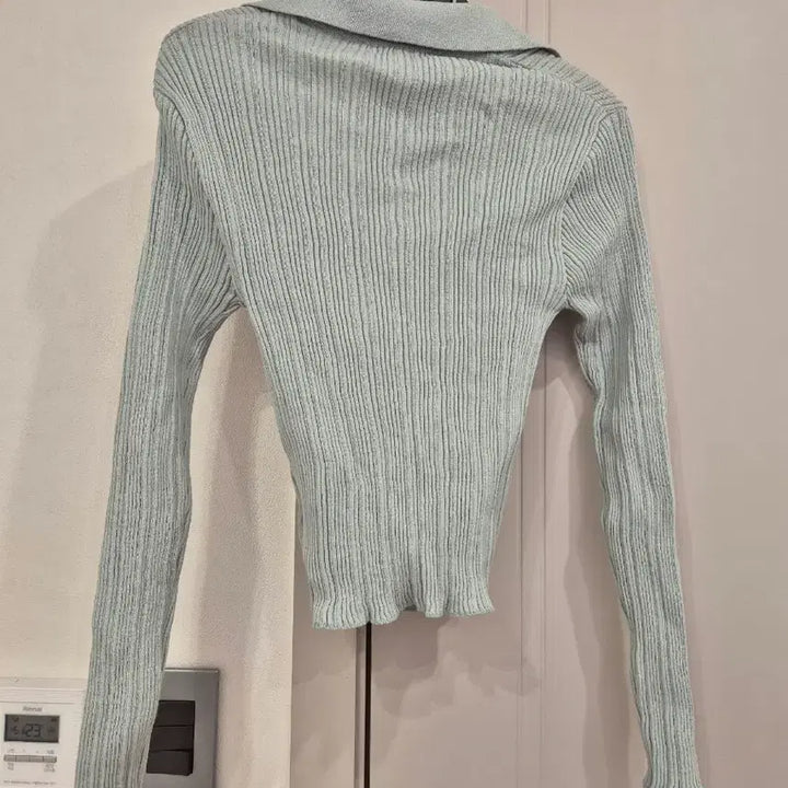 [BUNJANG] Abbie's Mint Halter Neck Knit Cardigan Set / 강민경 착용) 아비에무아 민트 홀터넥 나시 가디건 세트 2사이즈