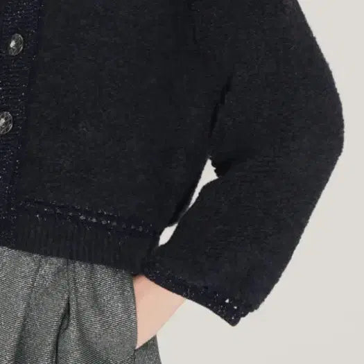 [BUNJANG] LANVIN Hairly Boucle Knit Jumper / LANVIN 헤어리 부클레 니트 점퍼 90