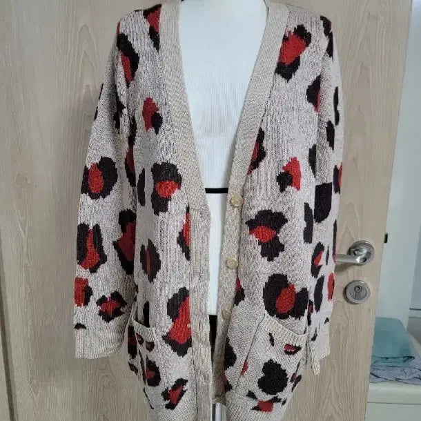 [BUNJANG] UGIZ Leopard Pattern Cardigan (Size 55-77) / UGIZ 가디건(55~77)